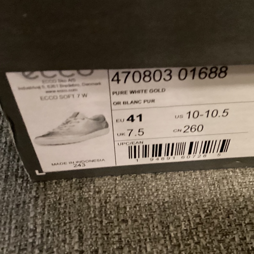 Ecco Women's Soft 7 Dainty Sneakers, size US 10/EU 41 - Picture 4 of 10